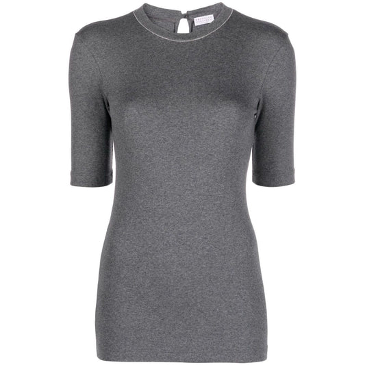 Brunello Cucinelli T-shirts and Polos Grey