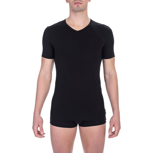 Bikkembergs Black Cotton Men T-Shirt 1728,67345744032,Bikkembergs,Black,Clothing,Men,Men - Clothing,New with tags,S,T-Shirts - Clothing,T-Shirts - Men - Clothing,T-Shirts - T-Shirts - Clothing