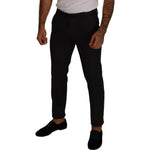 Dolce & Gabbana Gray Check Wool Formal Trouser Dress Pants PAN72315 - 48