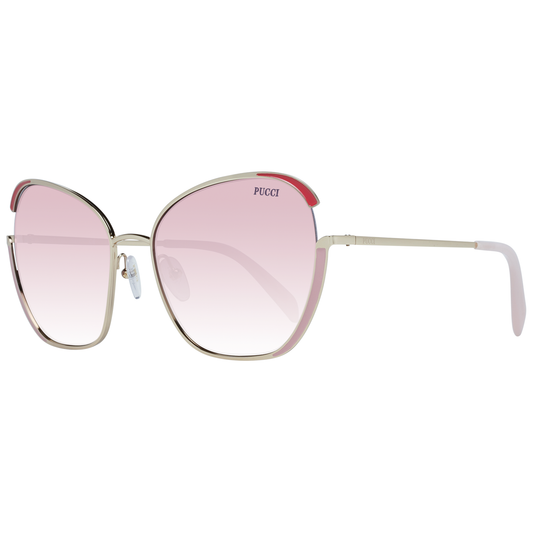 Emilio Pucci Gold Metal Sunglasses