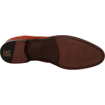 Dolce & Gabbana Orange Exotic Leather Dress Derby Shoes MV4551- 40