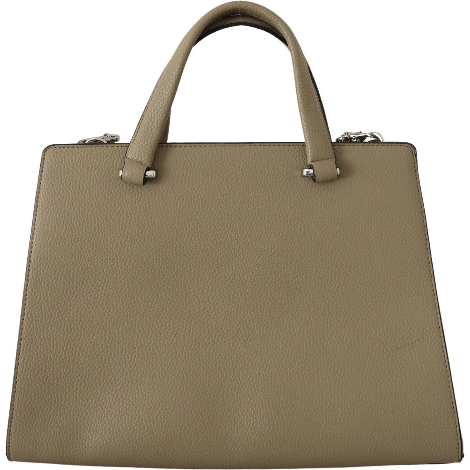 Karl Lagerfeld Sage Green Leather Tote Bag