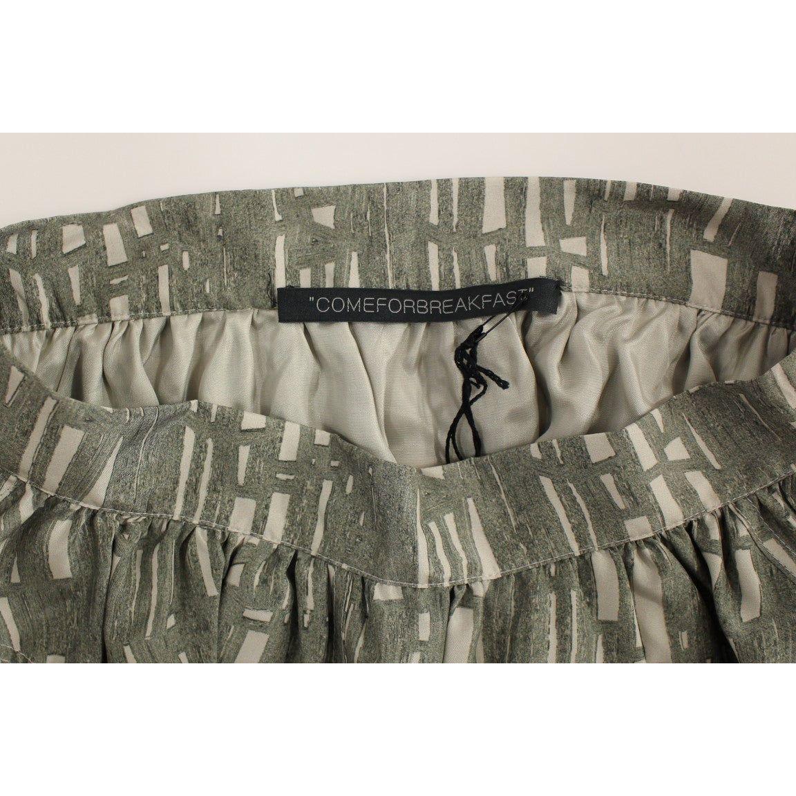 Comeforbreakfast Gray Mini Short A-Line Skirt 1728,67345645728,Clothing,Comeforbreakfast,Gray,M,Material: 100% cotton,Mini - Skirts - Clothing,New with tags,S,Skirts - Clothing,Skirts - Women - Clothing,Women,Women - Clothing