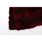 Dolce & Gabbana Bordeaux Hamster Fur Crochet Hood Scarf Hat MS809