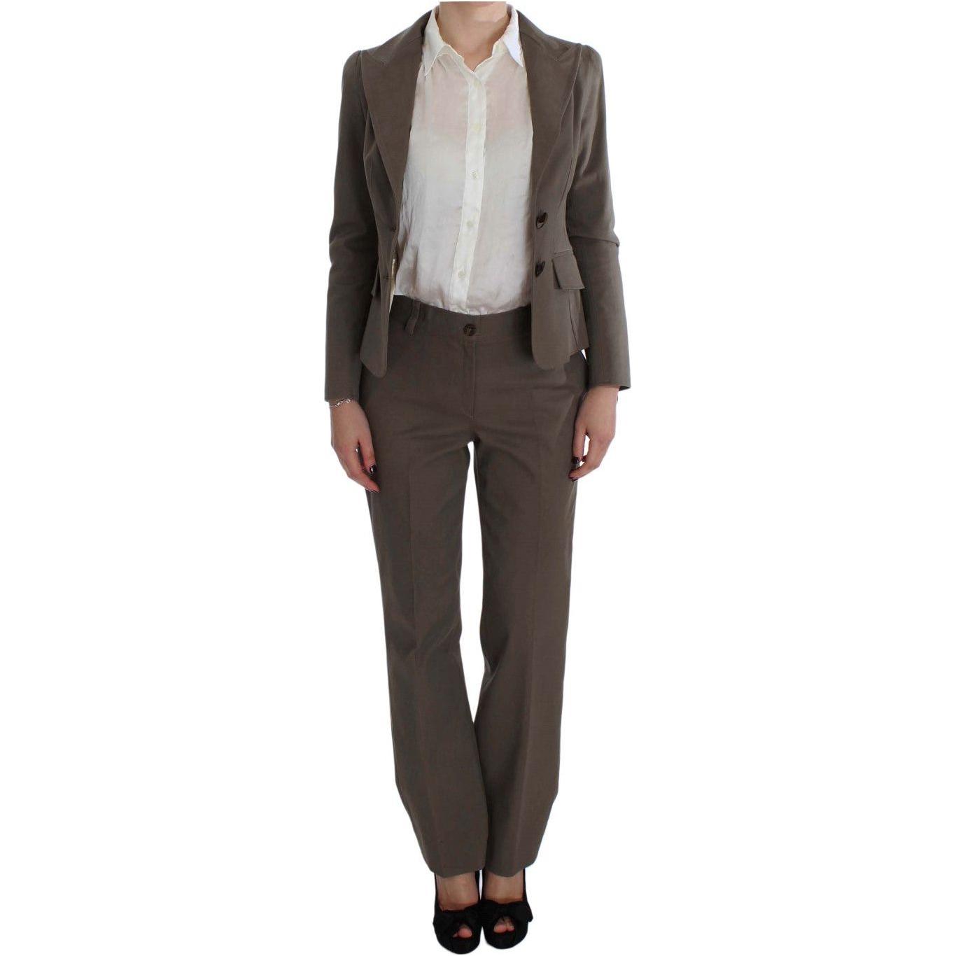 BENCIVENGA Beige Wool Cotton Suit 1728,20% Cotton,67345645728,Beige,BENCIVENGA,Clothing,IT40 | M,IT48 | XL,Material: 80% Wool,New with tags,Suits & Blazers - Clothing,Suits & Blazers - Women - Clothing,Two-Piece Suits - Suits & Blazers - Clothing,Women,Wo