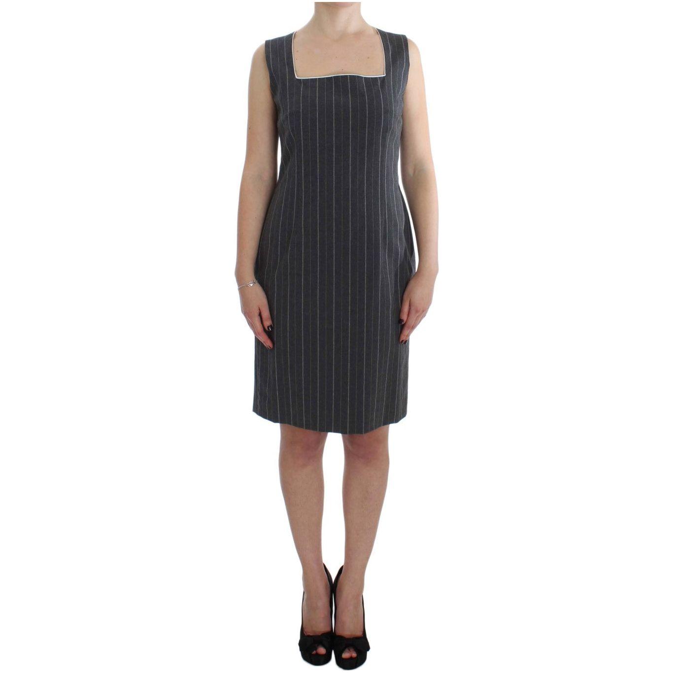 BENCIVENGA Gray Stretch Suit Sheath Dress & Blazer Set 1728,5% Elastane (stretch),67345645728,BENCIVENGA,Clothing,Dresses - Women - Clothing,Gray,IT44|L,IT50 | XXL,IT52 | XL,Material: 95% Cotton,New with tags,Suits & Blazers - Clothing,Suits & Blazers - W