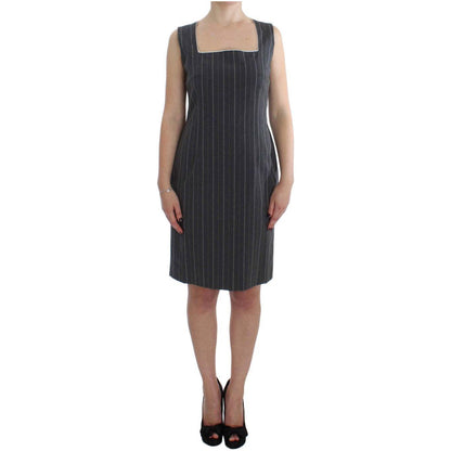 BENCIVENGA Gray Stretch Suit Sheath Dress & Blazer Set 1728,5% Elastane (stretch),67345645728,BENCIVENGA,Clothing,Dresses - Women - Clothing,Gray,IT44|L,IT50 | XXL,IT52 | XL,Material: 95% Cotton,New with tags,Suits & Blazers - Clothing,Suits & Blazers - W