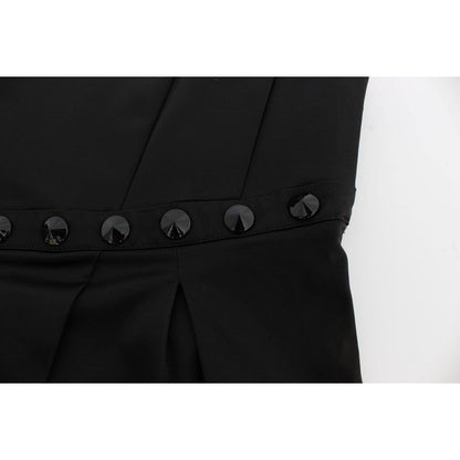 Exte Black Tank Party Evening Top Blouse 1728,4% Elastane,41% Cotton,67345645728,Black,Clothing,Exte,IT40|S,Material: 55% Acetate,New with tags,Suits & Blazers - Women - Clothing,T-Shirts - Clothing,Tank Tops - T-Shirts - Clothing,Women,Women - Clothing