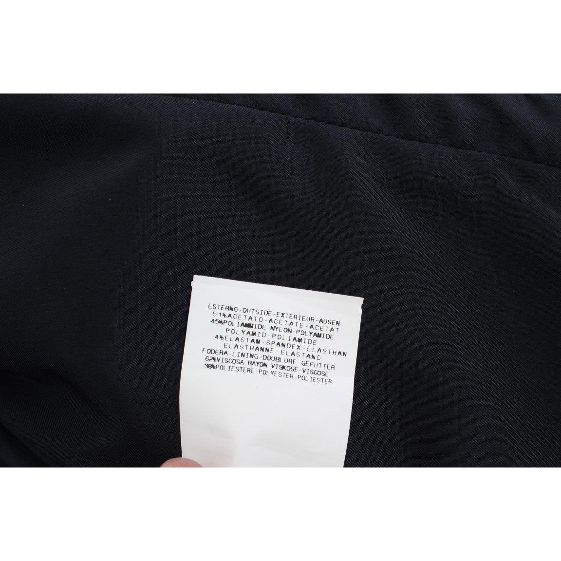 Exte Blue Three Button Single Breasted Blazer Jacket 1728,4% Elastane,45% Nylon,67345645728,Blazers - Suits & Blazers - Clothing,Blue,Clothing,Exte,IT40|S,Material: 51% Acetate,New with tags,Suits & Blazers - Clothing,Suits & Blazers - Women - Clothing,Wo