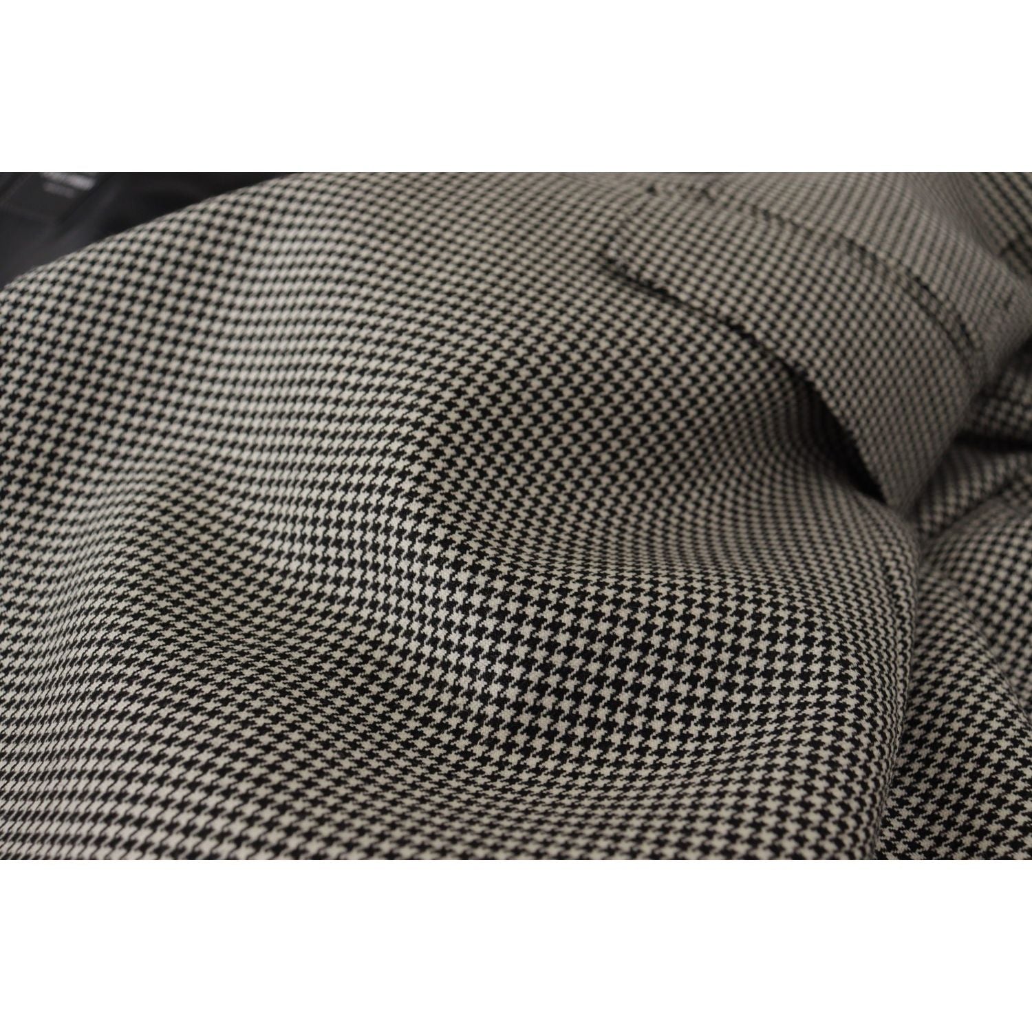 Dolce & Gabbana Gray Checkered Single Breasted Jacket Blazer