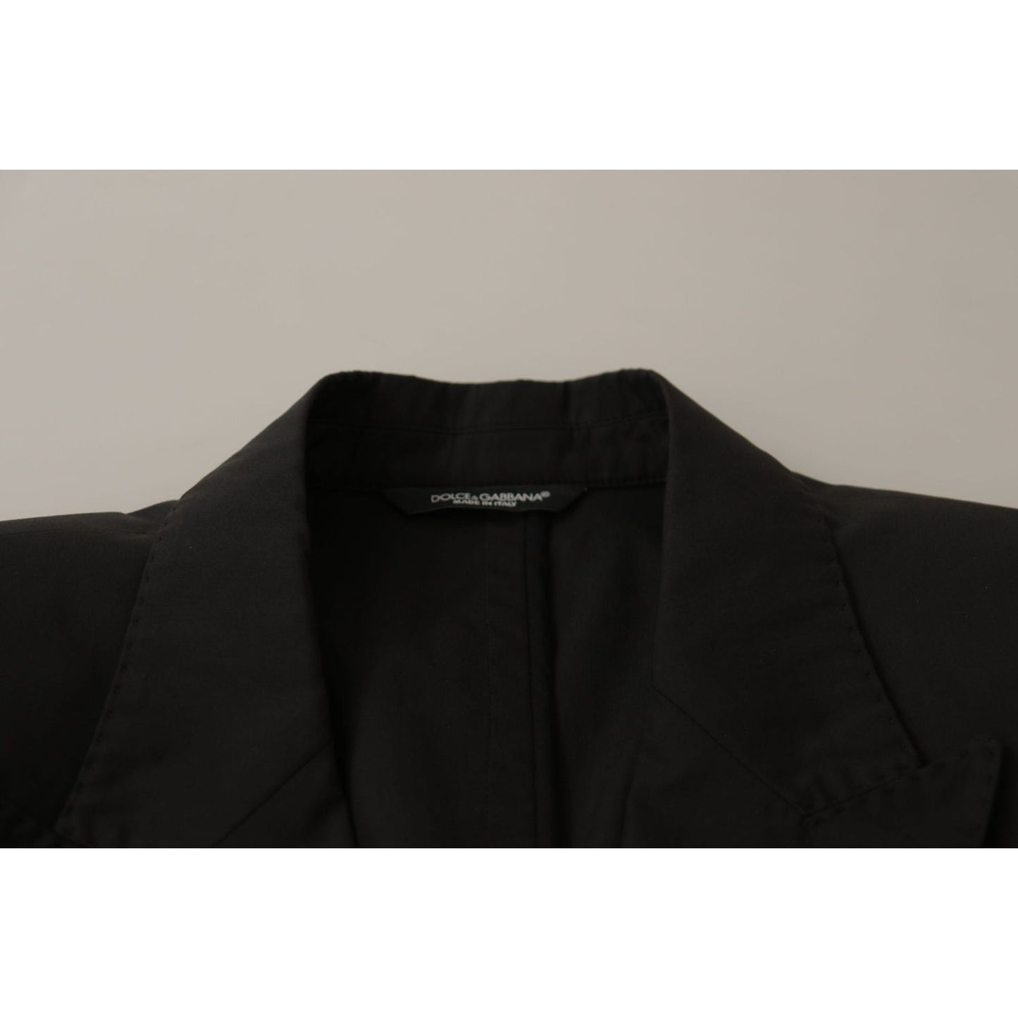 Dolce & Gabbana Black Single Breasted TAORMINA Breasted Blazer Dolce & Gabbana