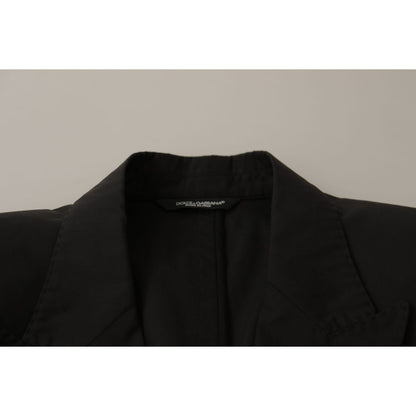 Dolce & Gabbana Black Single Breasted TAORMINA Breasted Blazer Dolce & Gabbana