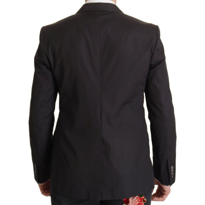 Dolce & Gabbana Black Single Breasted TAORMINA Breasted Blazer Dolce & Gabbana