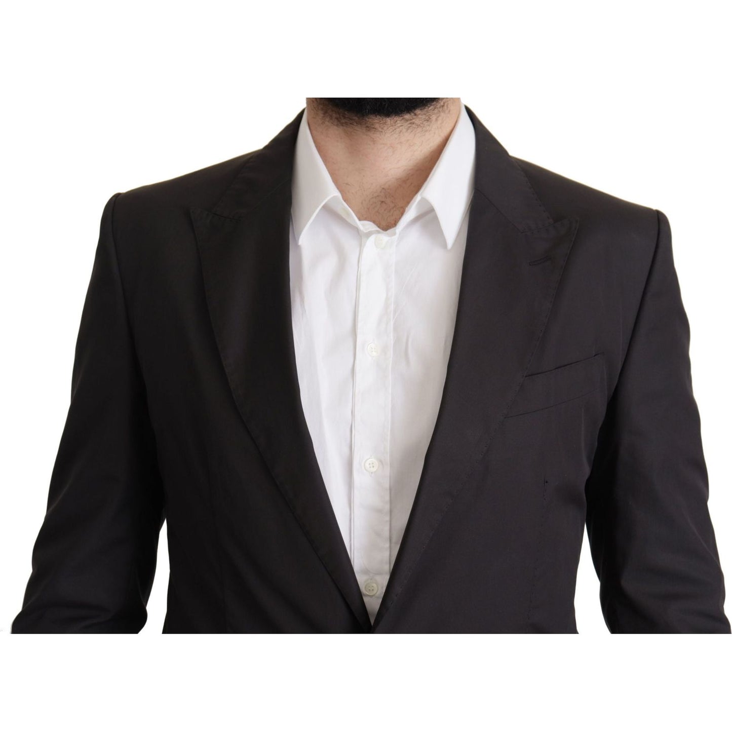 Dolce & Gabbana Black Single Breasted TAORMINA Breasted Blazer Dolce & Gabbana