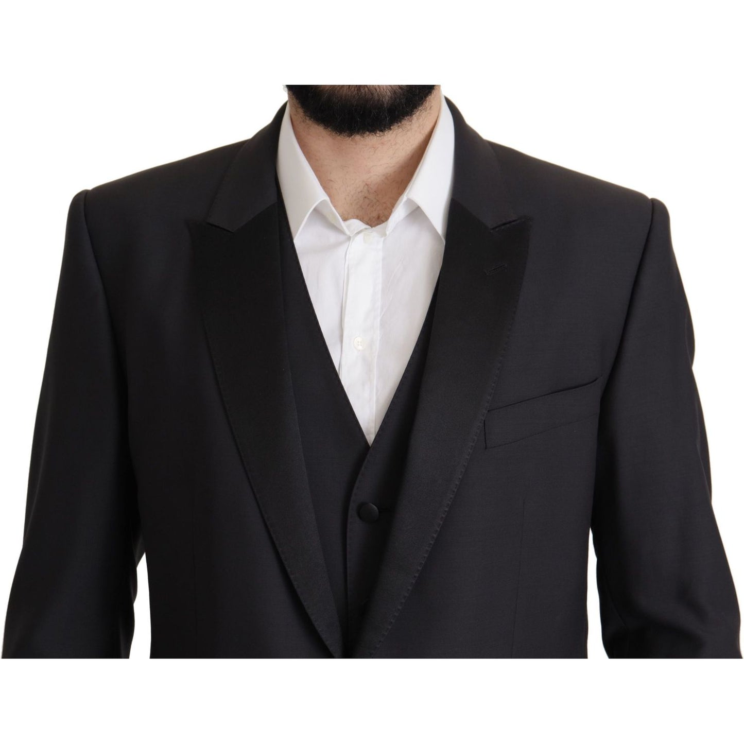Dolce & Gabbana Dark Blue Single Breasted MARTINI Blazer Dolce & Gabbana