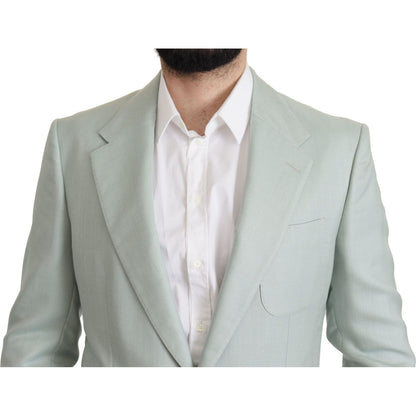 Dolce & Gabbana Green Cashmere Jacket Blazer Jacket Dolce & Gabbana