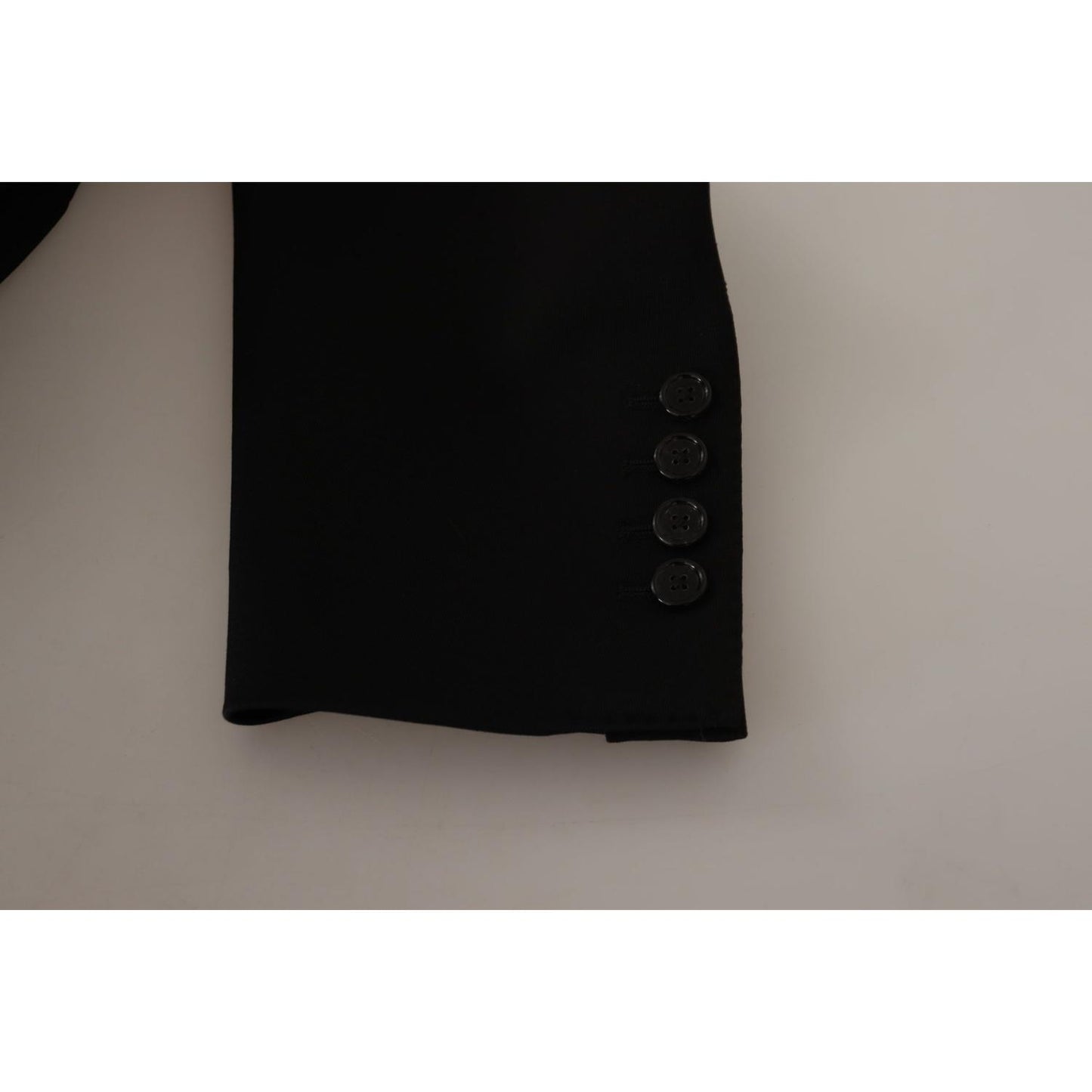 Dolce & Gabbana Black Wool Single Breasted Jacket Blazer Dolce & Gabbana