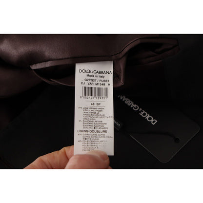 Dolce & Gabbana Black Wool Single Breasted Blazer v Dolce & Gabbana