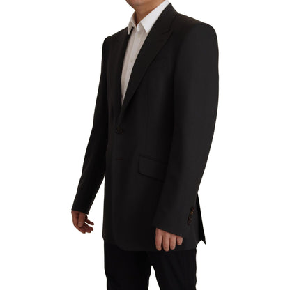 Dolce & Gabbana Black Wool Single Breasted Blazer v Dolce & Gabbana