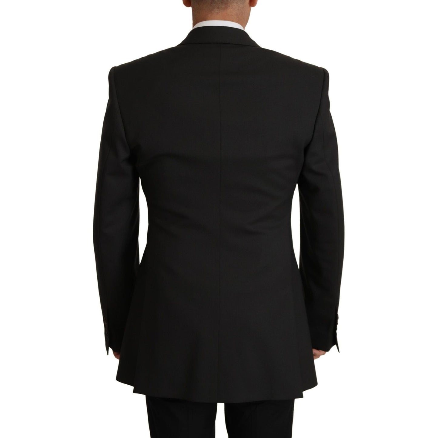 Dolce & Gabbana Black Wool Single Breasted Blazer v Dolce & Gabbana