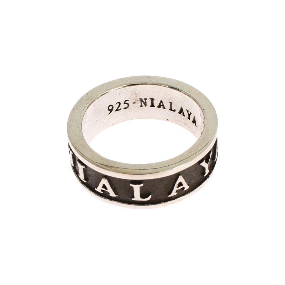 Nialaya Sterling Silver 925 Ring 1728,67345645728,925 Sterling Silver,Accessories,Category - Jewellery,EU58 | US9,EU62 | US10.5,EU63 | US11,EU64 | US11.5,EU67 | US12.5,Jewellery - Accessories,Jewelry,Men,Men - Jewelry,New with tags,Nialaya,Rings - Jewelle