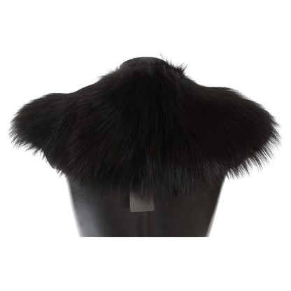 Dolce & Gabbana Black Fox Fur Collar Scarf 1728,67345645728,Accessories,Black,Dolce & Gabbana,IT36|XXS,IT38|XS,IT40|S,IT42|M,Material: 100% Fox Fur Argentata,New with tags,Scarves - Accessories,Scarves - Scarves - Accessories,Scarves - Women - Accessories