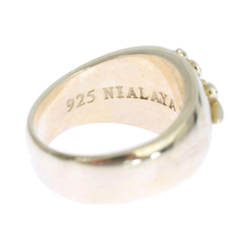 Nialaya Silver Crest 925 Sterling Ring