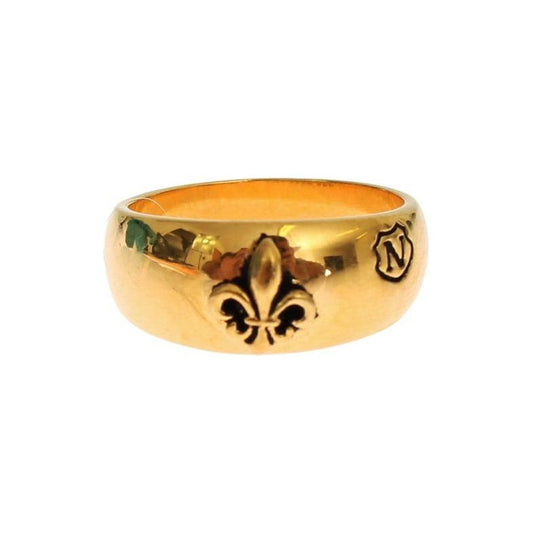 Nialaya Gold Plated 925 Silver Ring Ring