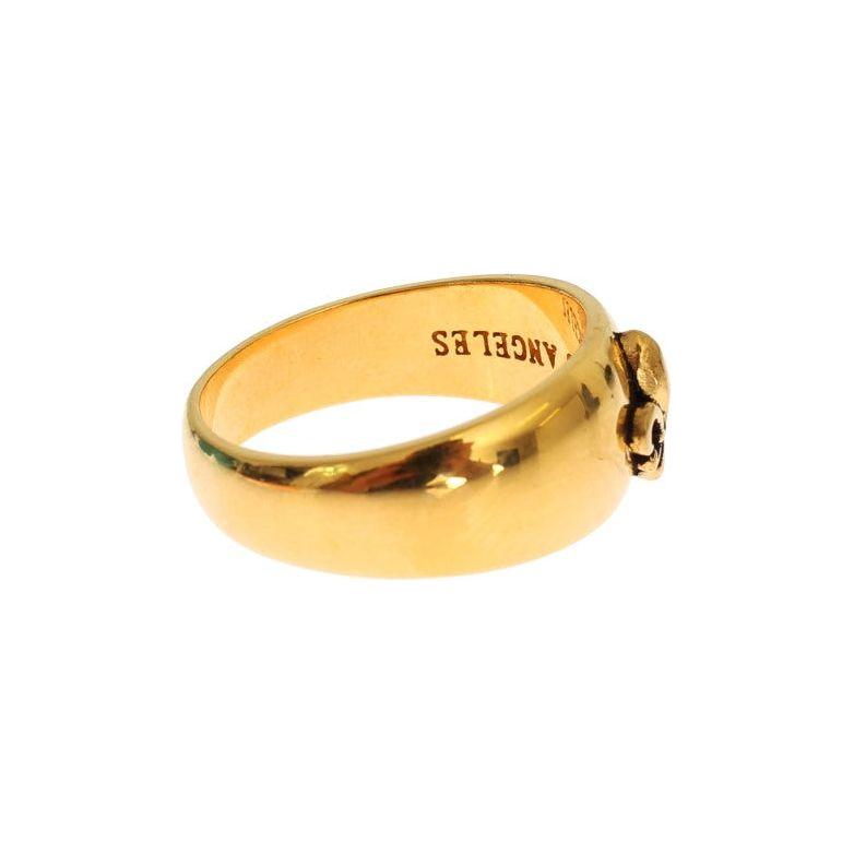 Nialaya Gold Plated 925 Silver Ring 1728,18K Gold Plated,67345645728,Accessories,Category - Jewellery,EU62 | US10.5,EU63 | US11,EU66 | US12,Gold,Jewellery - Accessories,Jewelry,Material: 925 Sterling Silver,Men,Men - Jewelry,New with tags,Nialaya,Rings -