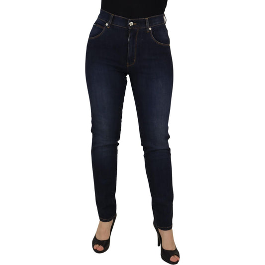 Dolce & Gabbana Elevate Your Denim Game with High Waist Skinny Jeans Dolce & Gabbana Black