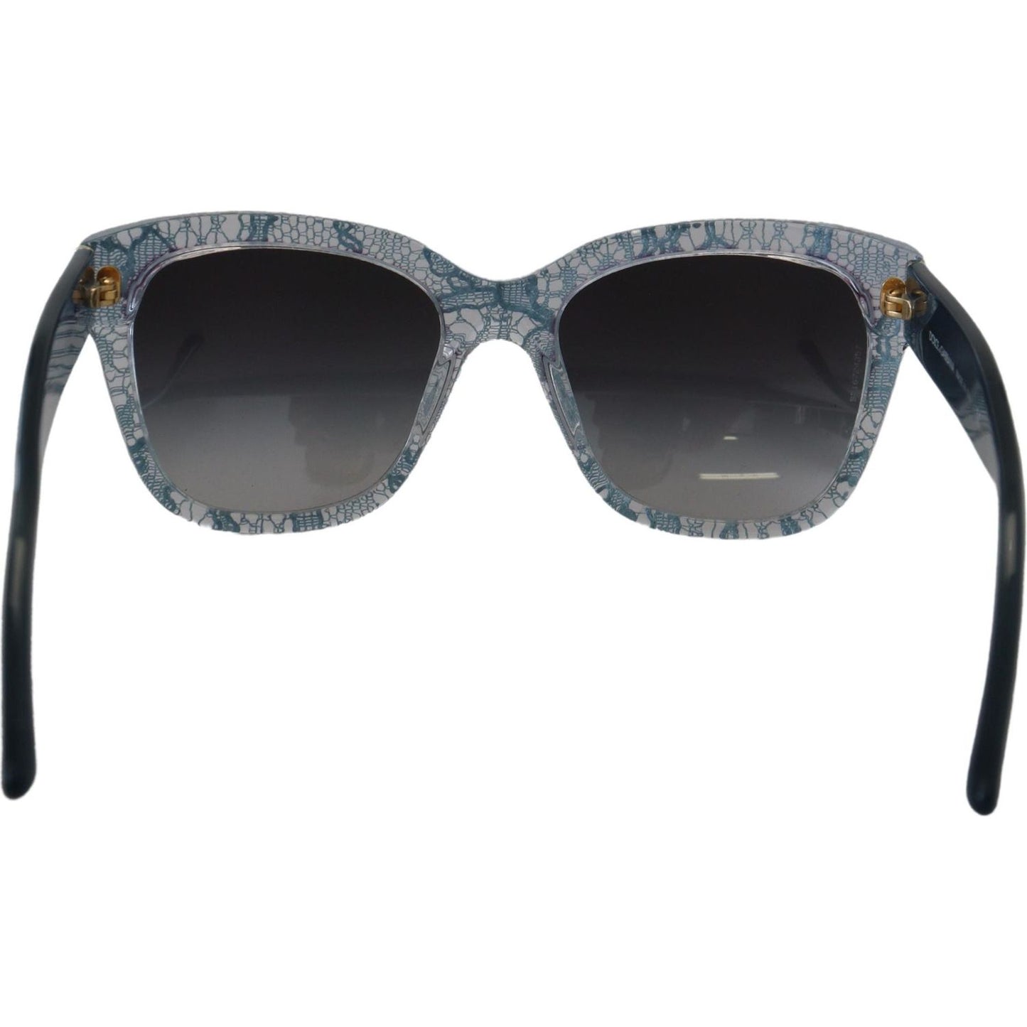 Dolce & Gabbana Blue Lace Acetate Rectangle Shades DG4226 Sunglasses