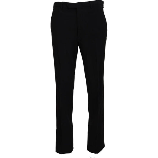 BENCIVENGA Black Straight Fit Men Formal Trousers Pants 1728,67345645728,BENCIVENGA,Black,Casual Pants - Pants - Clothing,Clothing,IT44 | XS,IT54 | XL,IT56 | XL,Jeans & Pants - Men - Clothing,Material: Cotton Blend,Men,Men - Clothing,New with tags,Pants -