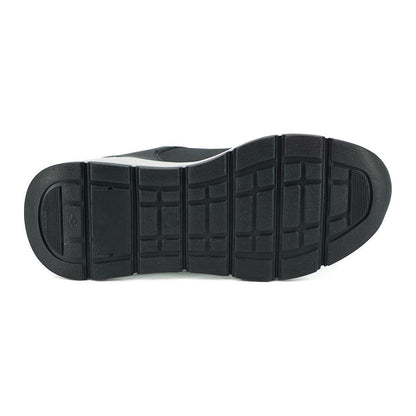 Versace Black and White Calf Leather Sneakers