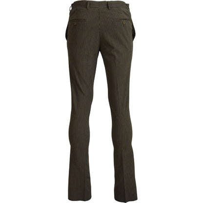 BENCIVENGA Multicolor Striped Pure Cotton Men Pants 1728,67345645728,BENCIVENGA,Clothing,IT46 | S,IT48 | M,IT50 | L,IT52 | L,IT54 | XL,Jeans & Pants - Men - Clothing,Material: Pure Cotton,Men,Men - Clothing,Multicolor,New with tags,Pants - Clothing,Skinny