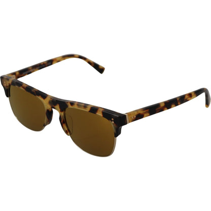 Dolce & Gabbana Brown Gold Acetate Havana DG430A Sunglasses