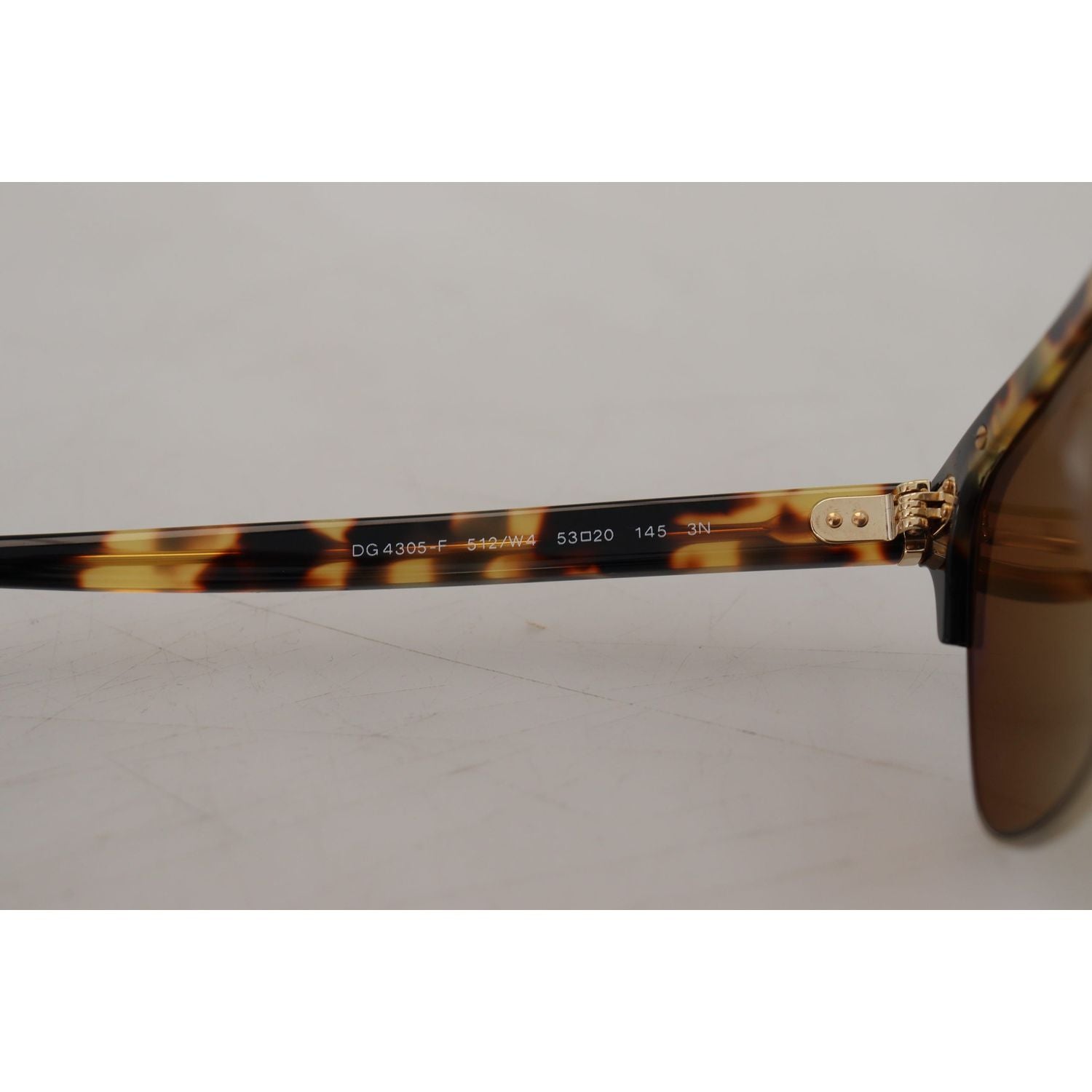 Dolce & Gabbana Brown Gold Acetate Havana DG430A Sunglasses