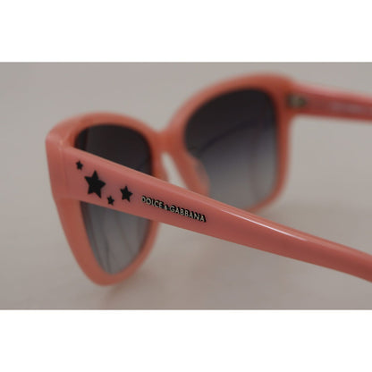 Dolce & Gabbana Pink Acetate Frame Stars Embellishment DG4124 Sunglasses
