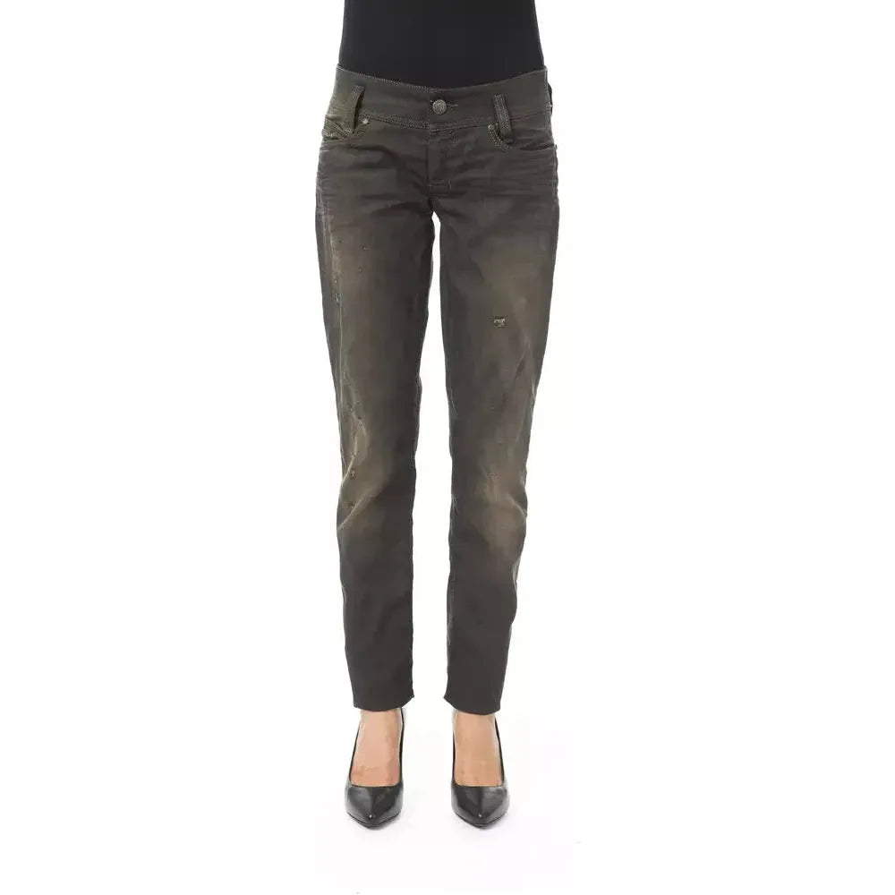 BYBLOS Black Cotton Women Jeans 1728,67345744032,Black,BYBLOS,Clothing,Jeans & Pants - Women - Clothing,Jeans Denim - Clothing,New with tags,Relaxed Fit Jeans - Jeans Denim - Clothing,W26,W30,W31,Women,Women - Clothing