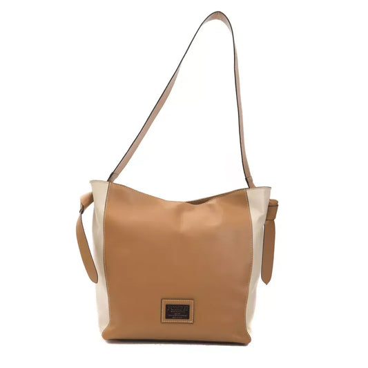 Pompei Donatella Brown Leather Shoulder Bag Pompei Donatella