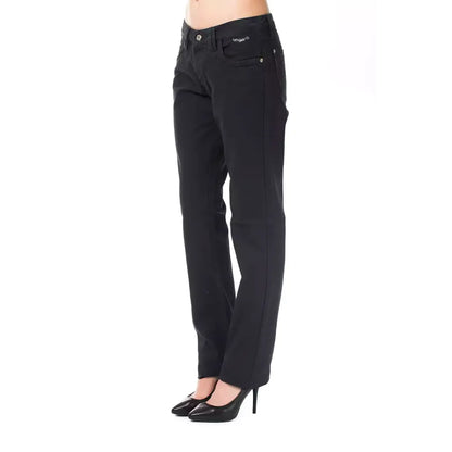 Ungaro Fever Blue Cotton Women's Regular Fit Jean