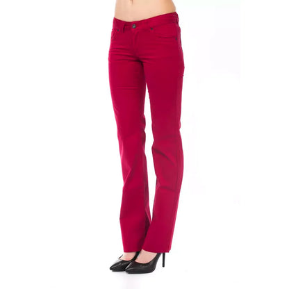 Ungaro Fever Red Cotton Women's Pants