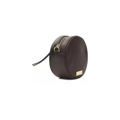 Pompei Donatella Brown Leather Women Crossbody Bag Pompei Donatella