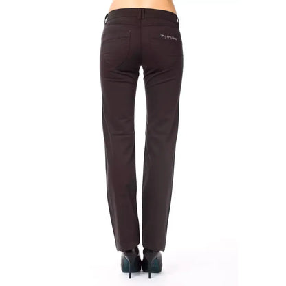 Ungaro Fever Brown Cotton Women's Pants