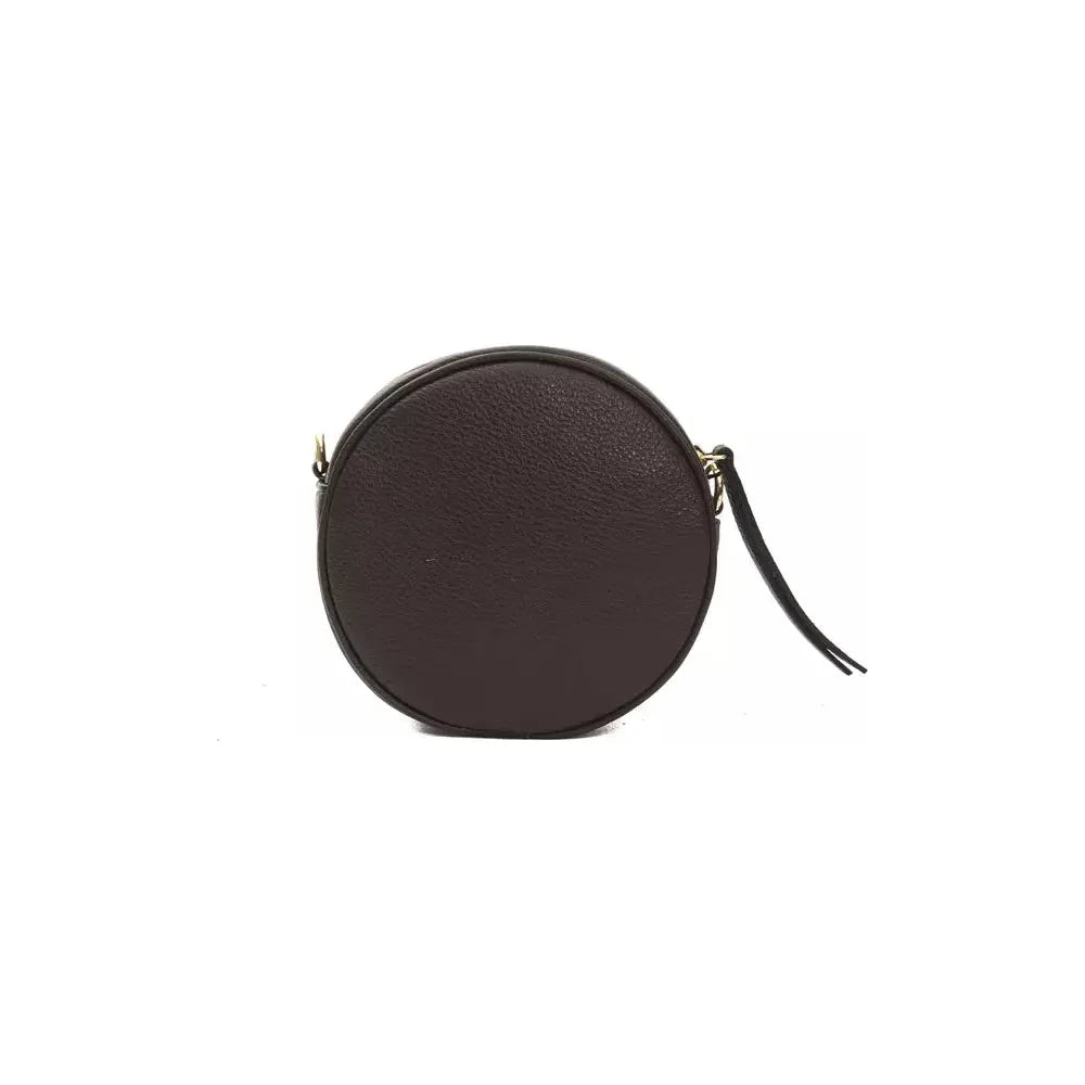 Pompei Donatella Brown Leather Women Crossbody Bag Pompei Donatella