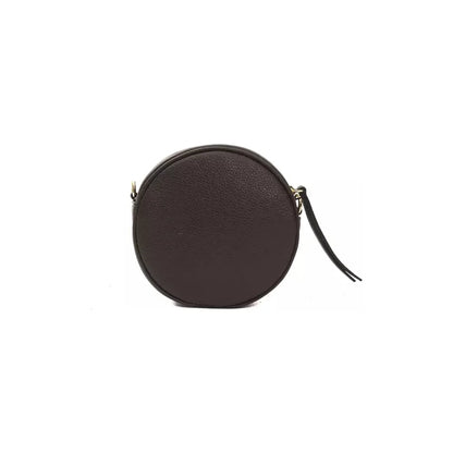 Pompei Donatella Brown Leather Women Crossbody Bag Pompei Donatella