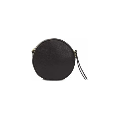 Pompei Donatella Black Leather Women Crossbody Bag Pompei Donatella
