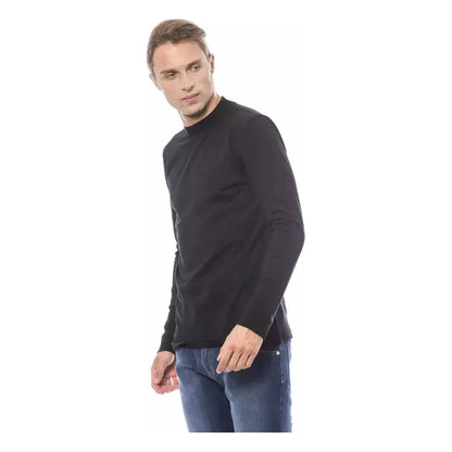 Verri Black Cotton Men's Sweater 1728,3XL,67345744032,Black,Clothing,L,Men,Men - Clothing,New with tags,Sweaters - Clothing,Sweaters - Men - Clothing,Sweatshirts - Sweaters - Clothing,Verri,XL,XXL