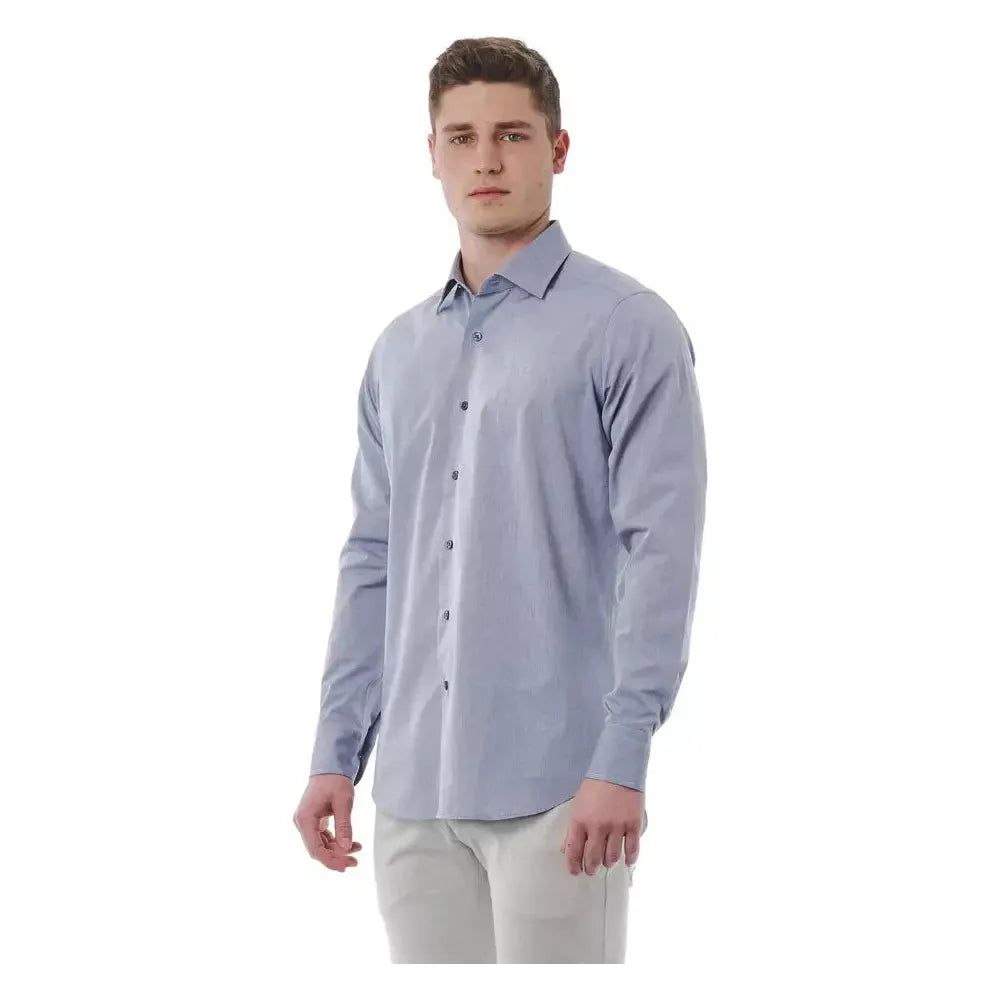 Bagutta Gray Cotton Men Shirt 1728,4XL,67345744032,Bagutta,Clothing,Dress Shirts - Shirts - Clothing,Gray,IT44 | XS,IT46 | S,IT47 | 6XL,Men,Men - Clothing,New with tags,Shirts - Clothing,Shirts - Men - Clothing