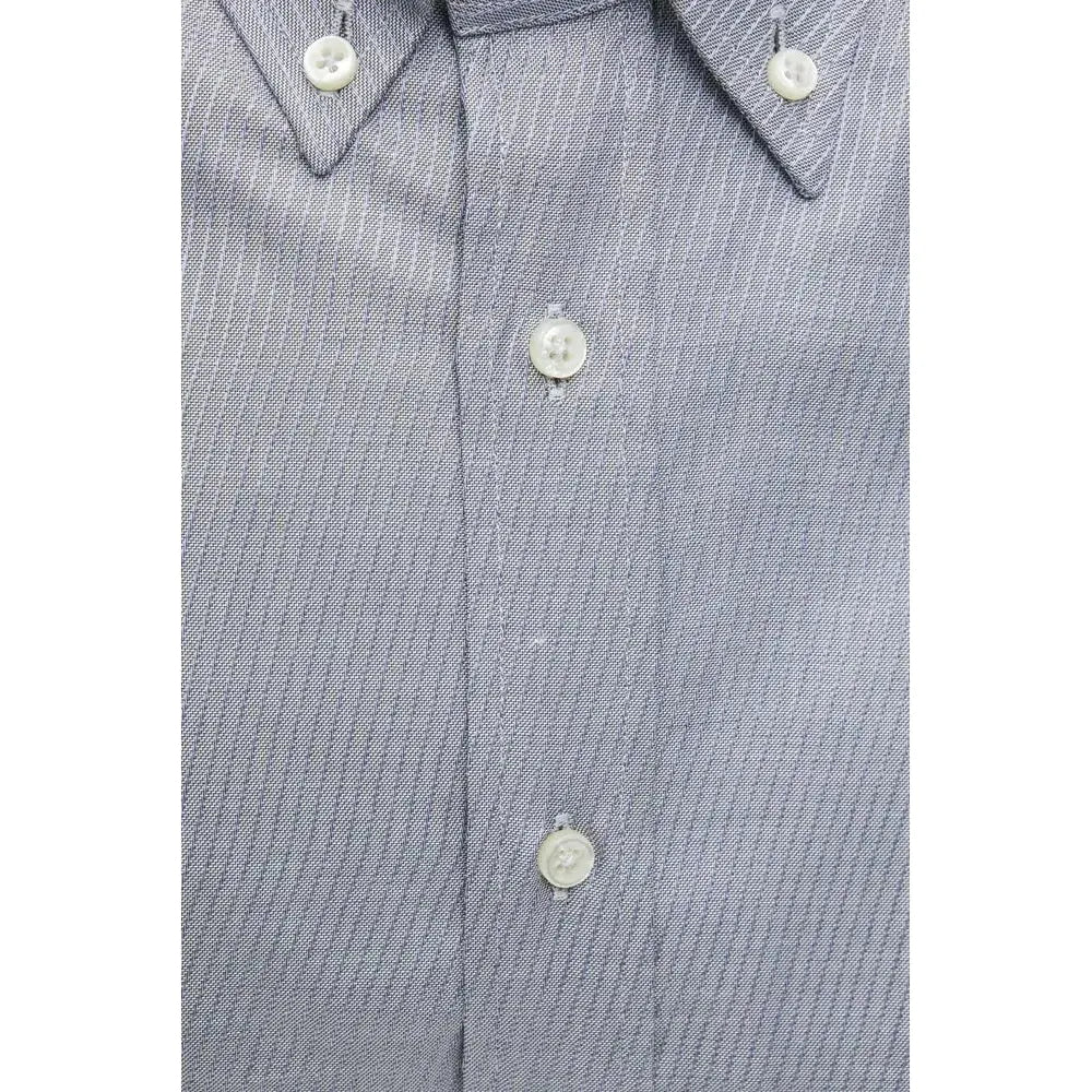 Robert Friedman Beige Cotton Men Shirt Robert Friedman