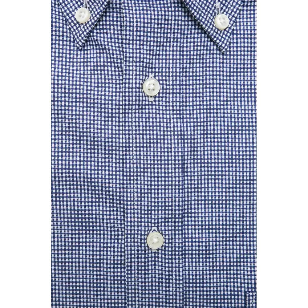 Robert Friedman Blue Cotton Men's Shirt